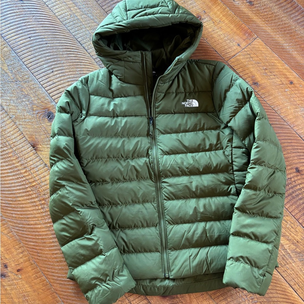 The North Face woman’s Olive Puffer Jacket